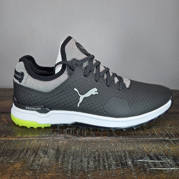 NEW Puma ProAdapt AlphaCat Mens Size 11 Black Waterproof Spikeless Golf Shoes main image 6